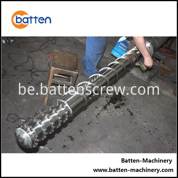 Біметалічны пластыкавы экструдэрны шруба і бочка для аднаразовага шрубавага плёнкавага фільма